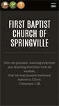 Mobile Screenshot of fbcspringville.com